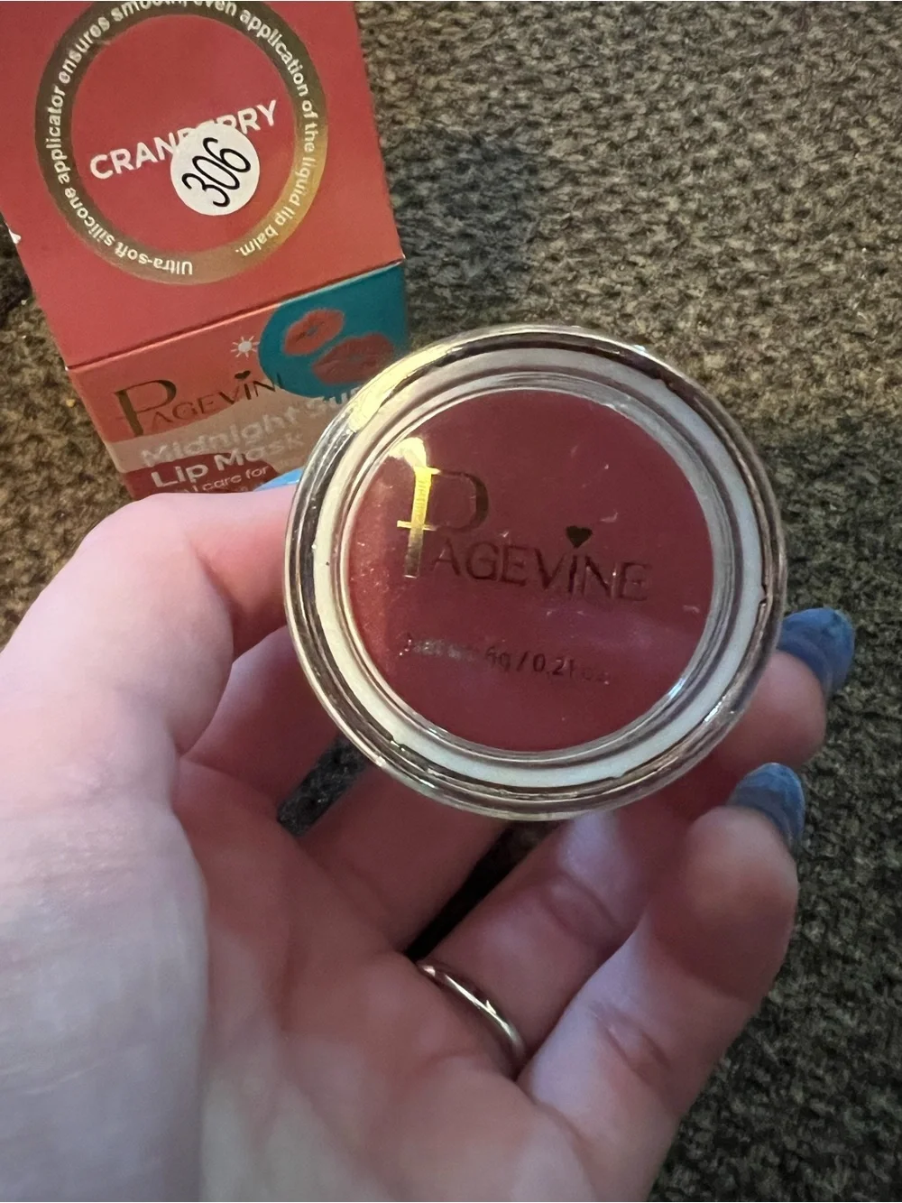 Cranberry Lip Mask - Deep Cranberry Red